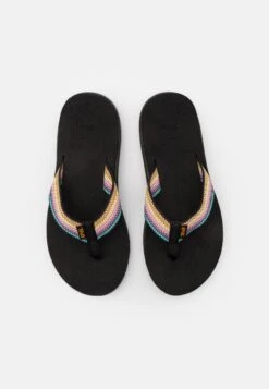 Teva Voya - T-Bar Sandals - Antiguous Black/Multicolor -Teva Store 6ab98a3a93054f28a70b45ba3c65d589