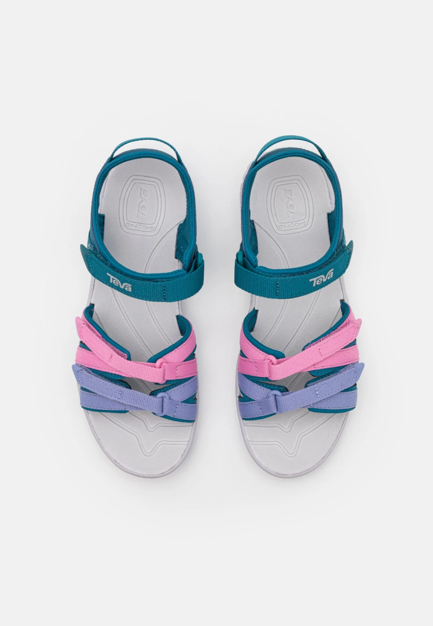 Teva Tirra Unisex - Walking Sandals - Blue/Coral/Multi-Coloured 6 Teva Tirra Unisex - Walking Sandals - Blue/Coral/Multi-Coloured - Image 4