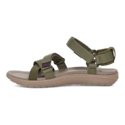 Teva Sanborn Mia Sandals Dark Green Dark Brown Women -Teva Store tva 1116650 obn 003