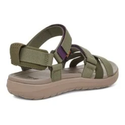 Teva Sanborn Mia Sandals Dark Green Dark Brown Women -Teva Store tva 1116650 obn 004
