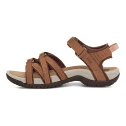 Teva Tirra Leather Sandals Brown Grey Women -Teva Store tva 4177 hyb 003