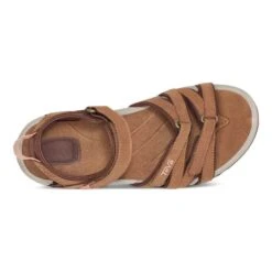 Teva Tirra Leather Sandals Brown Grey Women -Teva Store tva 4177 hyb 005